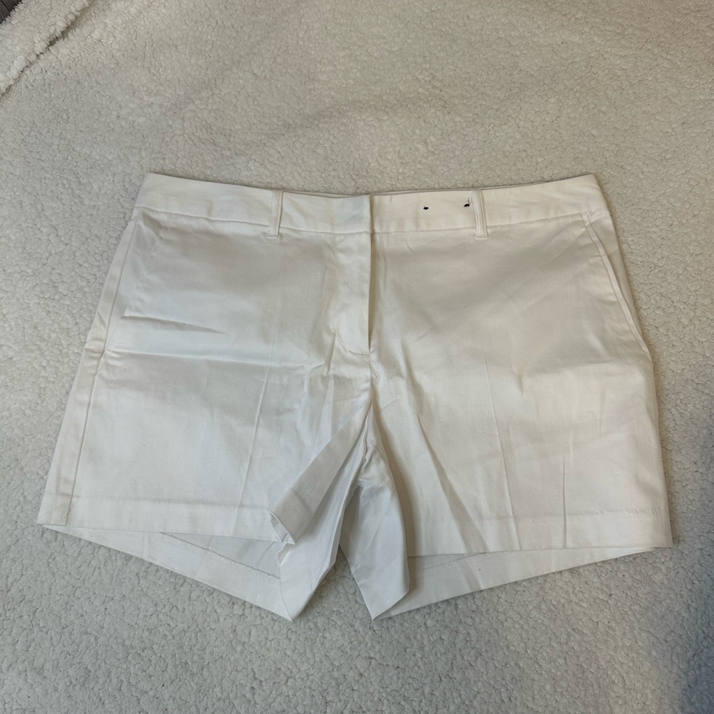 Attention White Soho Shorts
